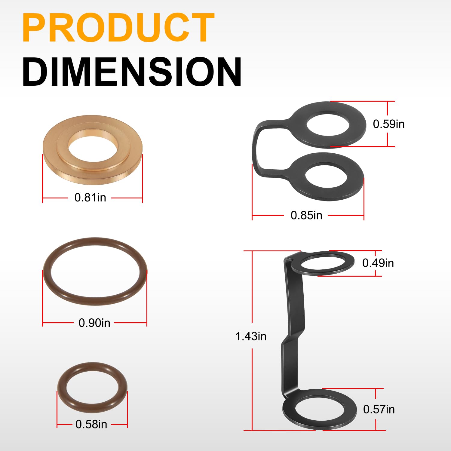 Fuel Injector Installation/Return Line Install Kit for 2001-2004